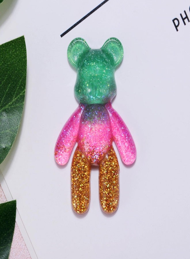 Aesnefe Pocket Bear Hug, Anxiety Relief Gifts, Mental Health Positivity Gift for Anxious Friend, Autism Fidget Gifts for Teen, Surgery Worry Gift, Thoughtful Present for School Anxiety, Green Gold - Image 2